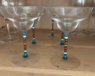 6 Colorful Margarita Glasses