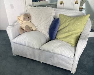 Wicker Love Seat