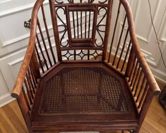 Pavillion Style Bamboo Chair