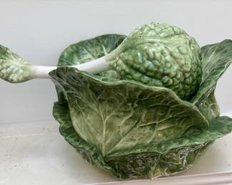 Cabbage Tureen with Ladle
