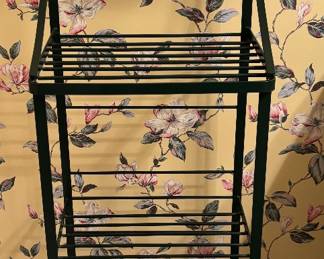Metal Rack with Rose Ornamentation - small