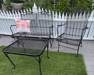 Some of the Iron Outdoor Furniture