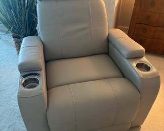 New Leather Recliner