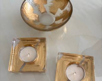 Gold Accent Decorative Pieces