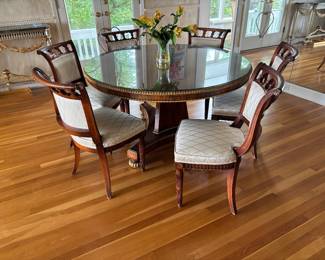 Regency Table with Regency Chairs