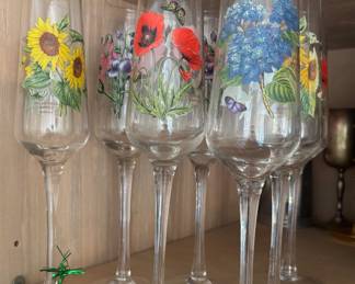 Portmeirion Champagne Flutes