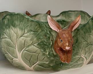 Cabbage/ Rabbit Serving Bowl
