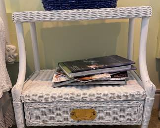 Wicker Side Table