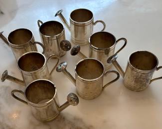 8 Tiny Watering Can Vases