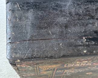 Chinese Hand Painted Storage Chest - Top