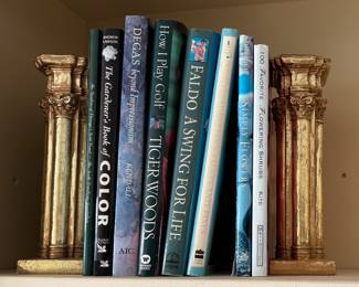 Art Books and Column Bookends