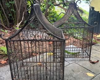 Wrought Iron Outdoor Aviary Bird Cages
