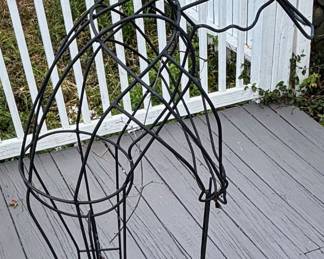 Metal Golfer Topiary Frame