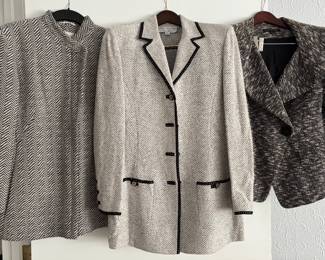 Tweed Blazers - Vintage. ---Mondi-St John - Lafayette148