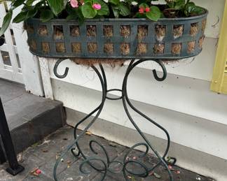 One of Several Victorian Scroll Planters