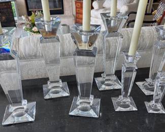 Crystal Candlesticks - great selection