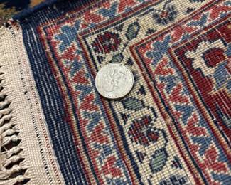 Tabriz 6'7" x 8'6" Silk and Wool - One of a Pair - Knot Detail