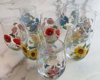 Portmeirion Botanic Wine Glass Set of 8