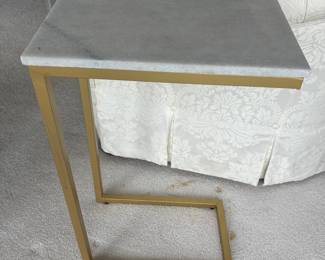 Sofa Side Table - Marble Top