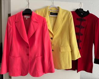 Variety of Vintage Blazers. ----Escada- Louis Ferand - St John