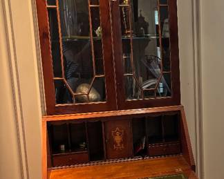 Antique English Georgian Secretary -open