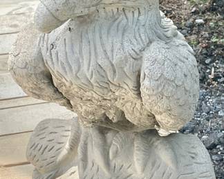 LARGE CONCRETE EAGLE FIGURE