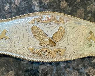 VINTAGE LARGE BELT BUCKLE