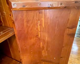 ANTIQUE CEDAR CABINET