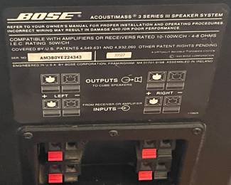 ACCOUSTIMAS 3 SERIES SPEAKER SYSTEM
