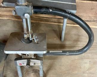 SHOPSMITH MARK V MULTI-FUNCTIONAL WOODWORKING MACHINE.  (2-AVAILABLE - ONE DISASSEMBLED, BOTH HEADSTOCKS WORK), ATTACHMENTS, ACCESSORIES