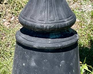 4-SIDED CLOCK/LAMP POST (ORIGINATED FROM MICHIGAN)