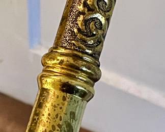 BRASS RAM HEAD CANE