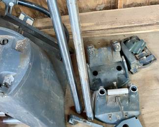 SHOPSMITH MARK V MULTI-FUNCTIONAL WOODWORKING MACHINE.  (2-AVAILABLE - ONE DISASSEMBLED, BOTH HEADSTOCKS WORK), ATTACHMENTS, ACCESSORIES