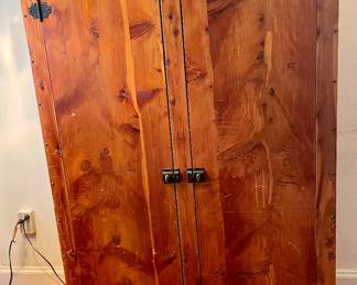 ANTIQUE CEDAR CABINET