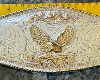 VINTAGE LARGE BELT BUCKLE
