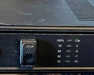 SAMSON SERVO 120 STEREO POWER AMPLIFIER W/RACKMOUNT