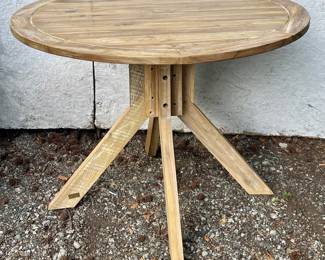 BELAVI PATIO TABLE WITH UMBRELLA HOLE