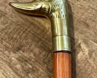 BRASS DUCKHEAD CANE