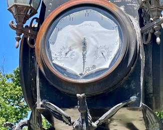 4-SIDED CLOCK/LAMP POST (ORIGINATED FROM MICHIGAN)