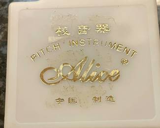 VINTAGE "ALICE" PITCH PIPE IN ORIGINAL CELLULOID CASE