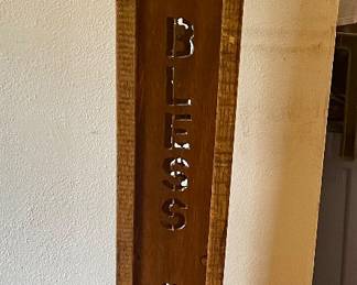 TALL "GOD BLESS OUR LOVE" PILLAR