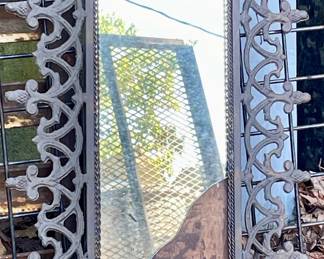 Cast Iron Frame Mirror