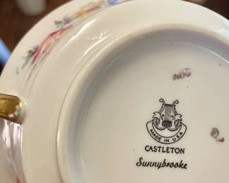ANTIQUE CASTLETON CHINA CREAM SOUP BOWL - "SUNNYBROOKE"