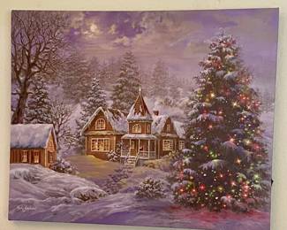 BATTERY LIGHTED CANVAS WALL ART