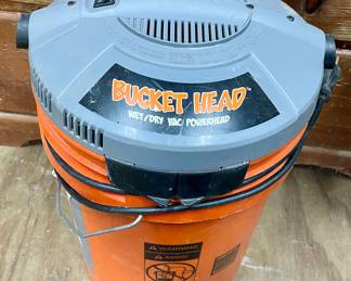 “BUCKET HEAD” WET/DRY BAC POWERHEAD AND BUCKET