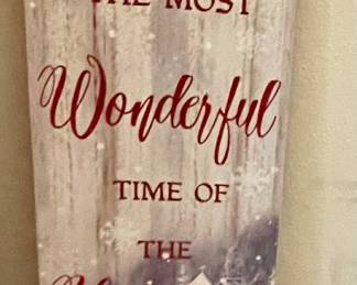 LARGE CHRISTMAS DECOR SIGN