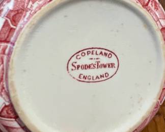 VINTAGE COPELAND CHINA CREAM SOUP BOWL -  "SPODE'S TOWER "