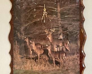 DEER WALL CLOCK/ART
