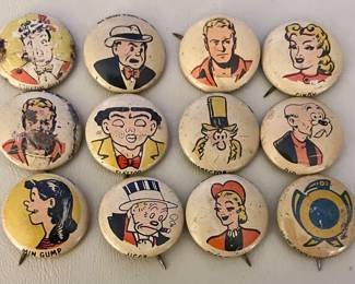 ANTIQUE KELLOGG’S PEP COLLECTOR PINS