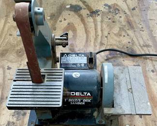 DELTA 1” BELT SANDER / 5” DISC SANDER